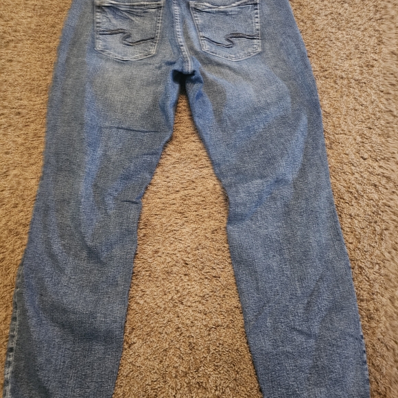 SILVER Boyfriend Jeans Size 34 X 29 - Picture 2 of 5